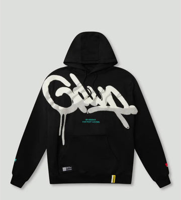 Geedup Handstyle x Footlocker Hoodie 'Black White Grey'
